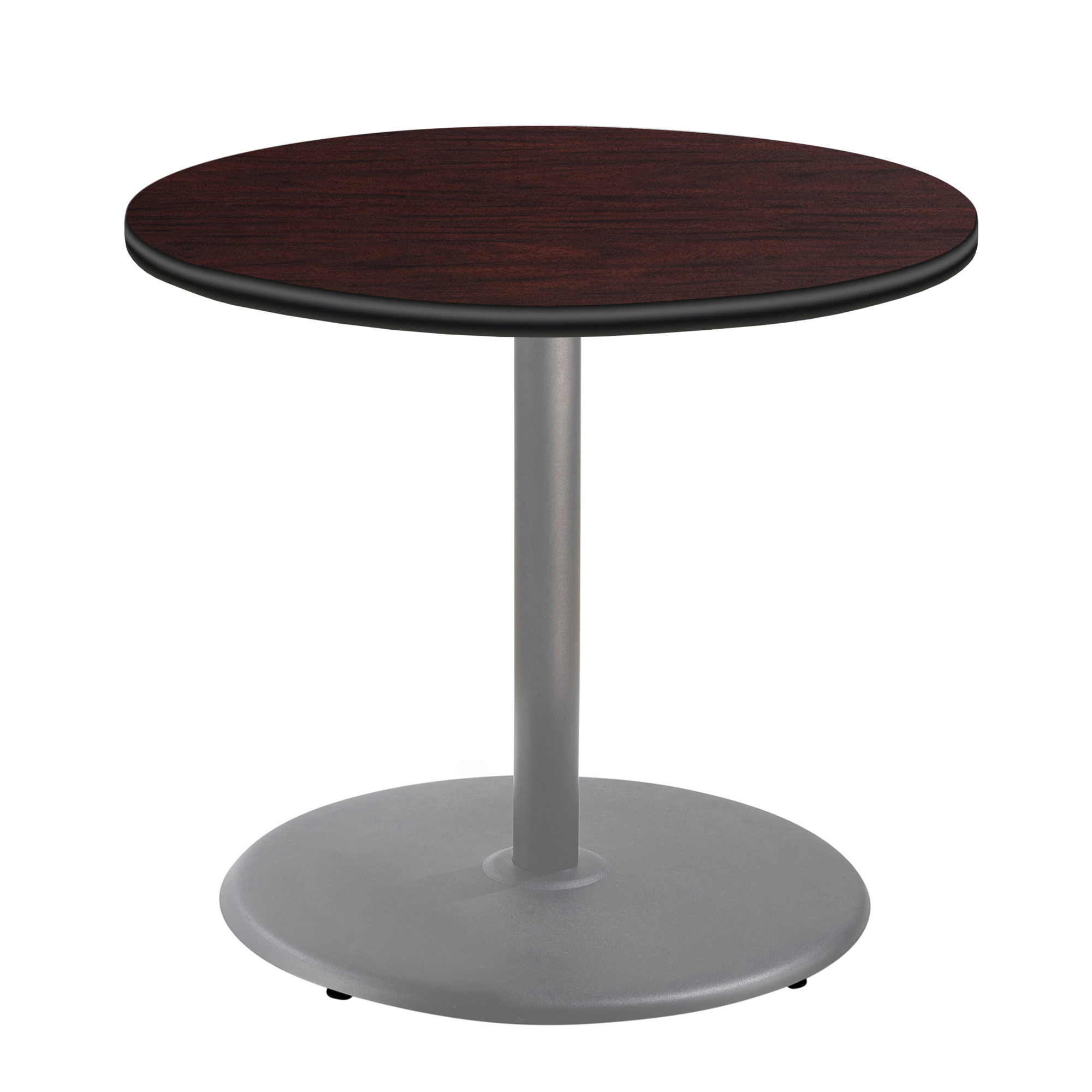 National Public Seating, Cafe Table, 36x36x30 Round "R" Base, Height 30 in, Model# CTG13636RDPBTMMY